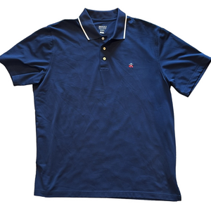 Brooks Brothers Mens XXL Striped-Trim Performance Series Polo Shirt